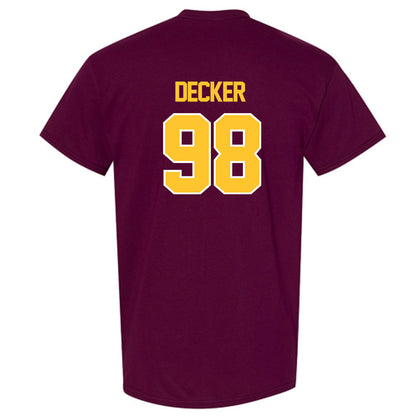 Central Michigan - NCAA Football : Jonathan Decker - Classic Shersey T-Shirt-1