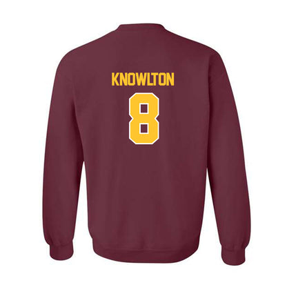 Central Michigan - NCAA Baseball : Zach Knowlton - Classic Shersey Crewneck Sweatshirt-1
