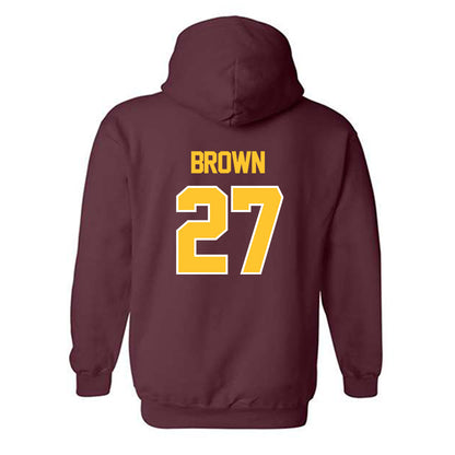 Central Michigan - NCAA Baseball : Jake Brown - Classic Shersey Hooded Sweatshirt