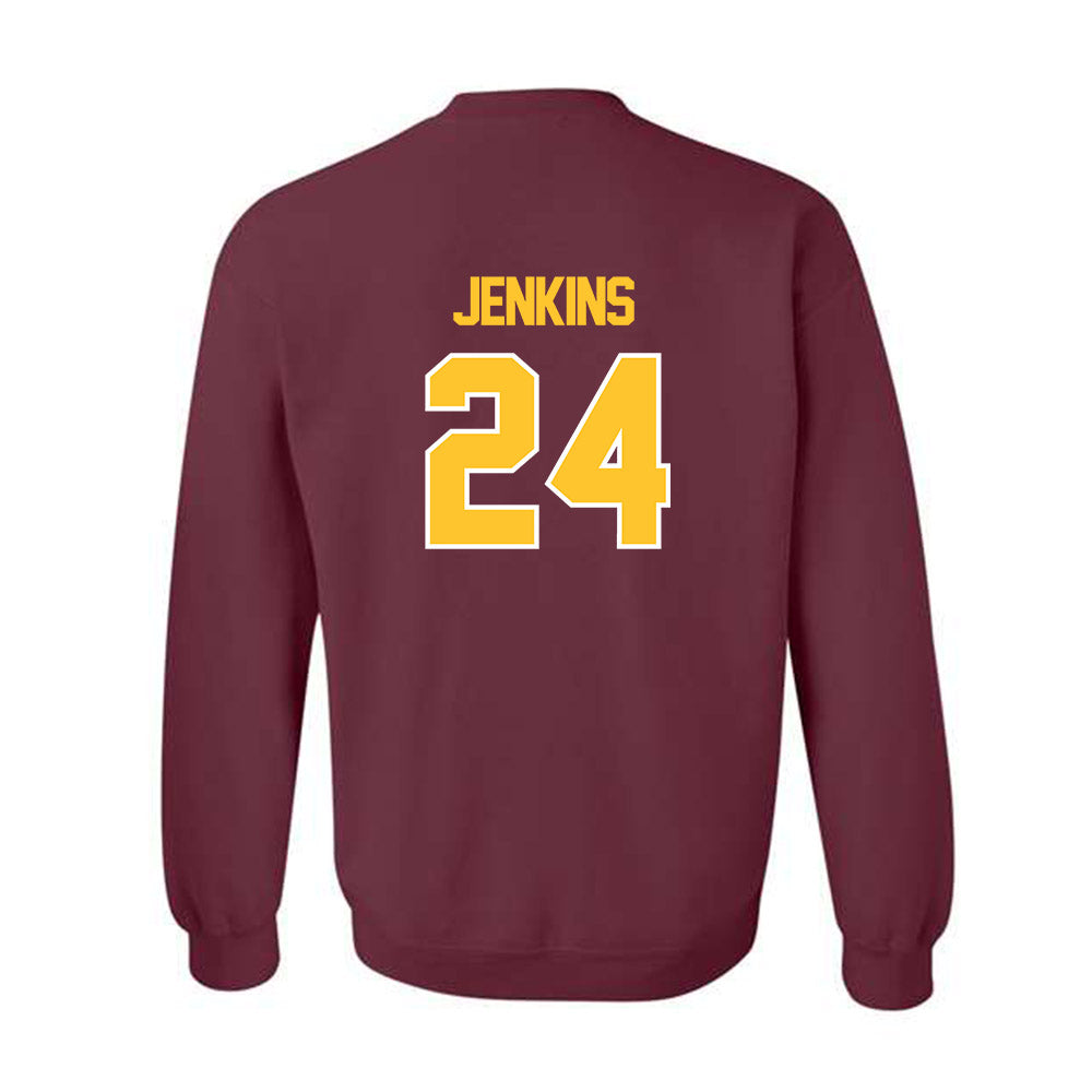 Central Michigan - NCAA Football : Mekhi Jenkins - Classic Shersey Crewneck Sweatshirt-1