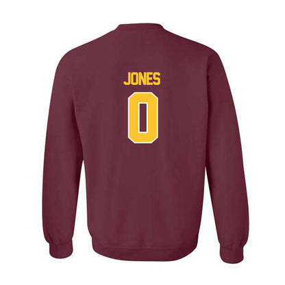 Central Michigan - NCAA Football : Kendall Jones - Classic Shersey Crewneck Sweatshirt-1