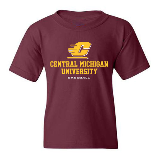 Central Michigan - NCAA Baseball : Nathan Ball - Classic Shersey Youth T-Shirt