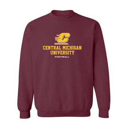 Central Michigan - NCAA Football : Keyton Jones - Classic Shersey Crewneck Sweatshirt-0