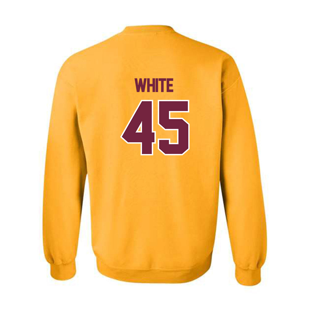 Central Michigan - NCAA Football : Xavier White - Classic Shersey Crewneck Sweatshirt-1