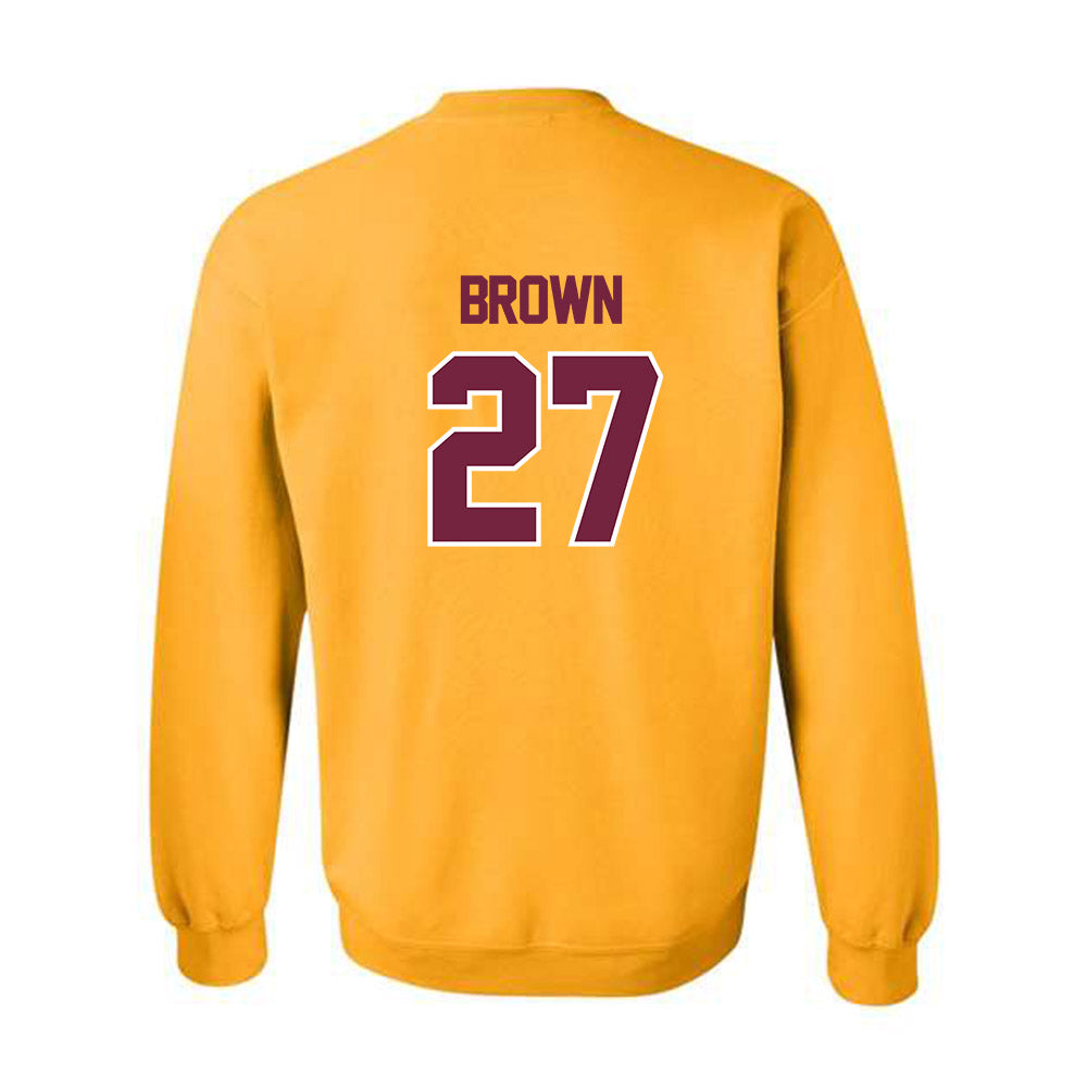 Central Michigan - NCAA Baseball : Jake Brown - Classic Shersey Crewneck Sweatshirt