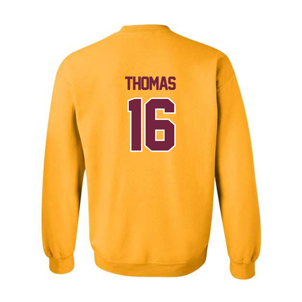 Central Michigan - NCAA Women's Volleyball : Grace Thomas - Classic Shersey Crewneck Sweatshirt-1