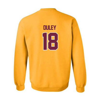 Central Michigan - NCAA Football : Declan Duley - Classic Shersey Crewneck Sweatshirt-1
