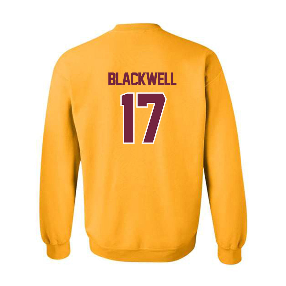 Central Michigan - NCAA Football : Maddix Blackwell - Classic Shersey Crewneck Sweatshirt-1