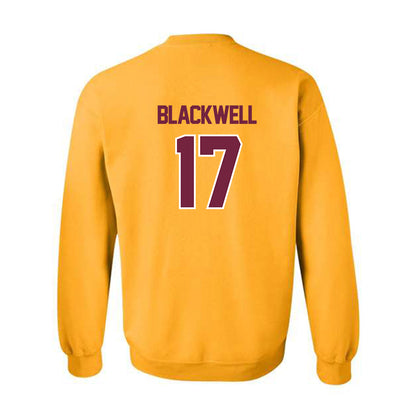 Central Michigan - NCAA Football : Maddix Blackwell - Classic Shersey Crewneck Sweatshirt-1