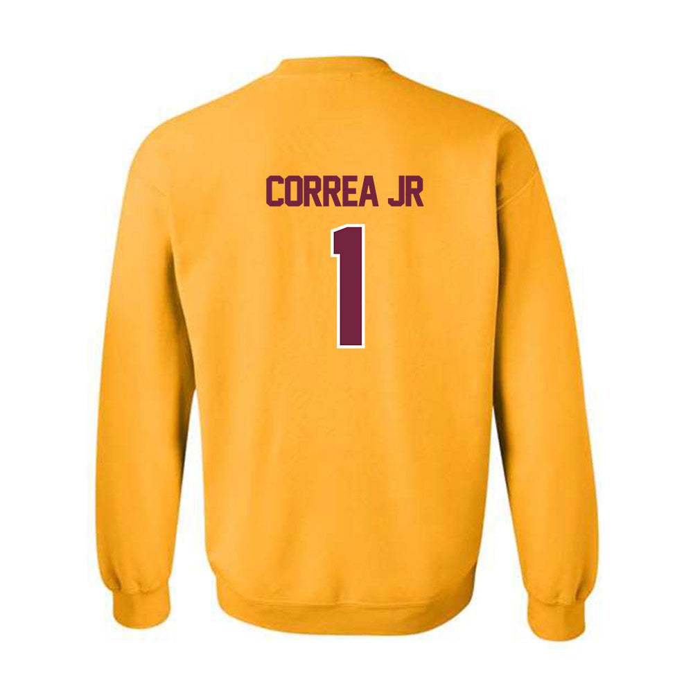 Central Michigan - NCAA Baseball : Miguel Correa Jr - Classic Shersey Crewneck Sweatshirt-1