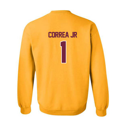 Central Michigan - NCAA Baseball : Miguel Correa Jr - Classic Shersey Crewneck Sweatshirt-1