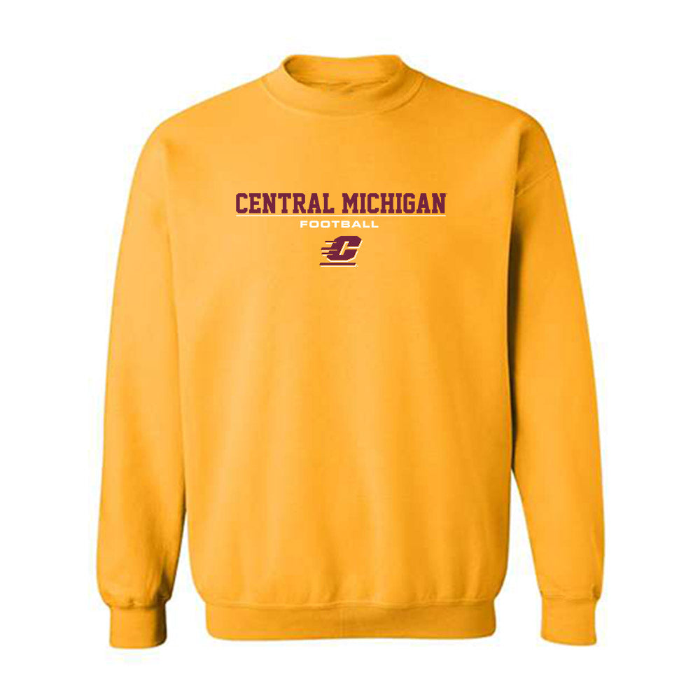 Central Michigan - NCAA Football : Marion Lukes - Classic Shersey Crewneck Sweatshirt-0