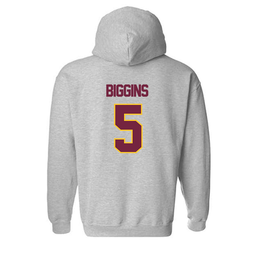 Central Michigan - NCAA Football : Nahree Biggins - Classic Shersey Hooded Sweatshirt-1