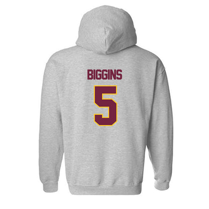 Central Michigan - NCAA Football : Nahree Biggins - Classic Shersey Hooded Sweatshirt-1