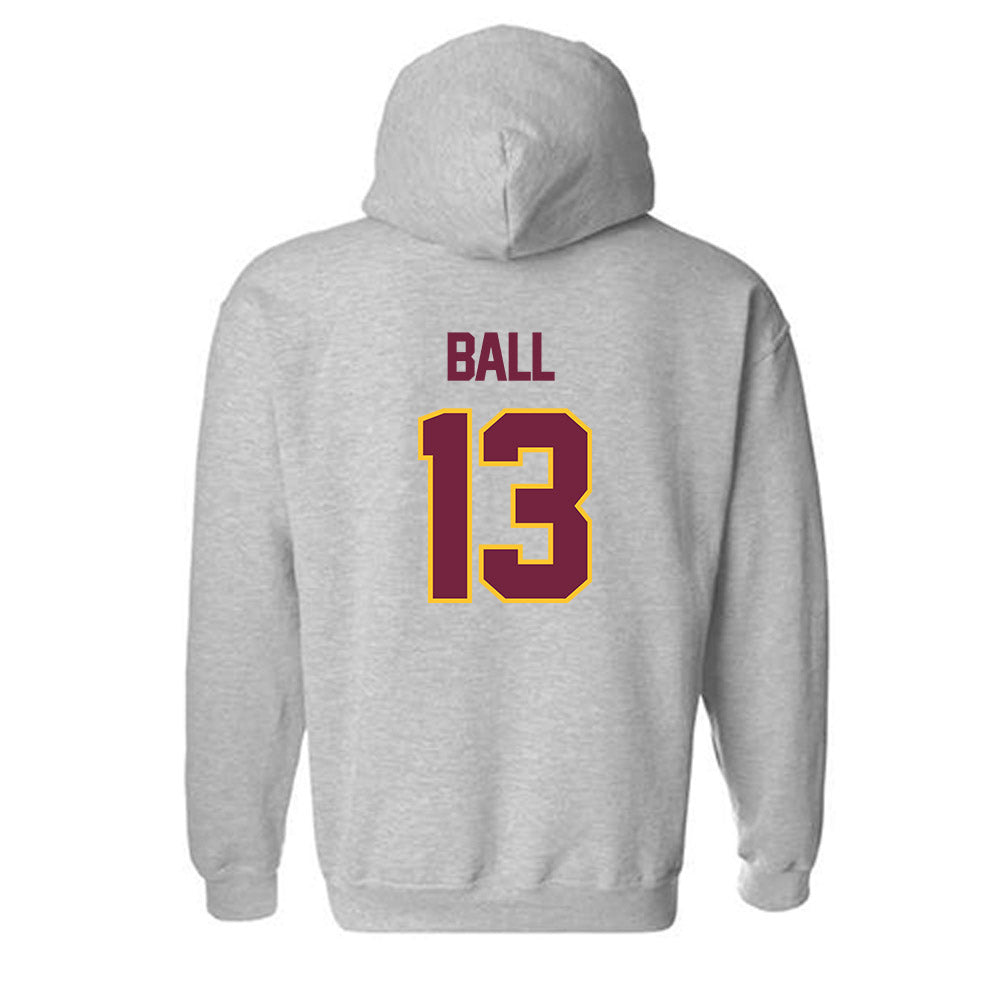 Central Michigan - NCAA Baseball : Nathan Ball - Classic Shersey Hooded Sweatshirt