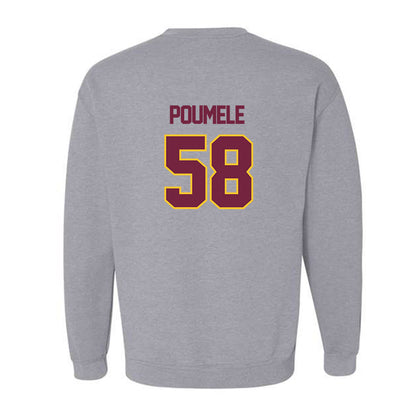 Central Michigan - NCAA Football : Apisa Poumele - Classic Shersey Crewneck Sweatshirt-1