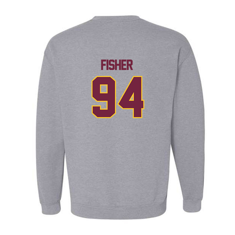 Central Michigan - NCAA Football : Dylan Fisher - Classic Shersey Crewneck Sweatshirt-1