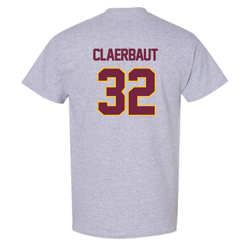 Central Michigan - NCAA Men's Basketball : Nathan Claerbaut - Classic Shersey T-Shirt-1