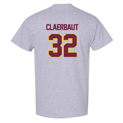 Central Michigan - NCAA Men's Basketball : Nathan Claerbaut - Classic Shersey T-Shirt-1
