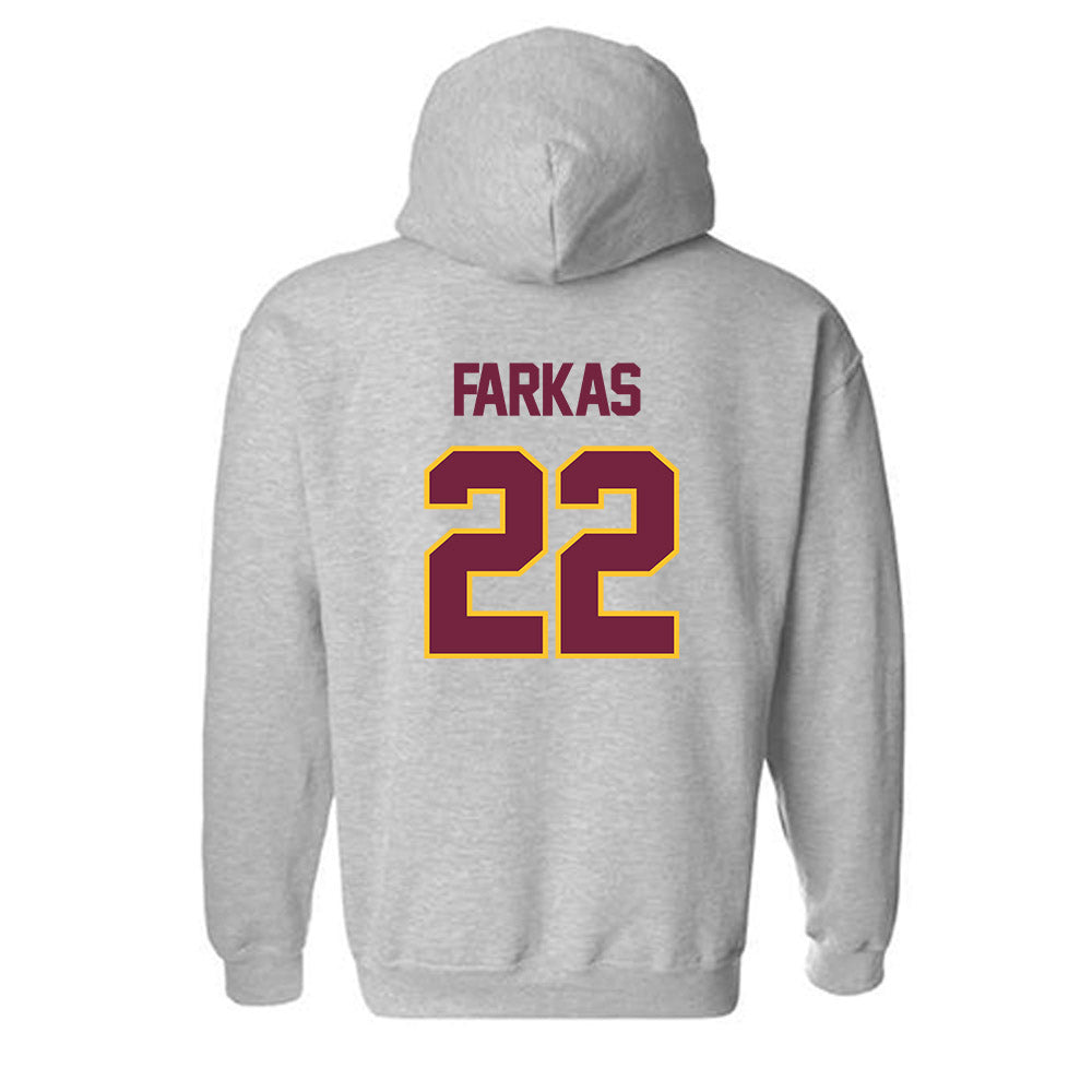 Central Michigan - NCAA Women's Soccer : Ella Farkas - Classic Shersey Hooded Sweatshirt-1
