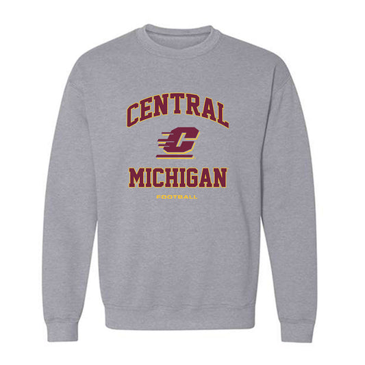 Central Michigan - NCAA Football : Marion Lukes - Classic Shersey Crewneck Sweatshirt-0