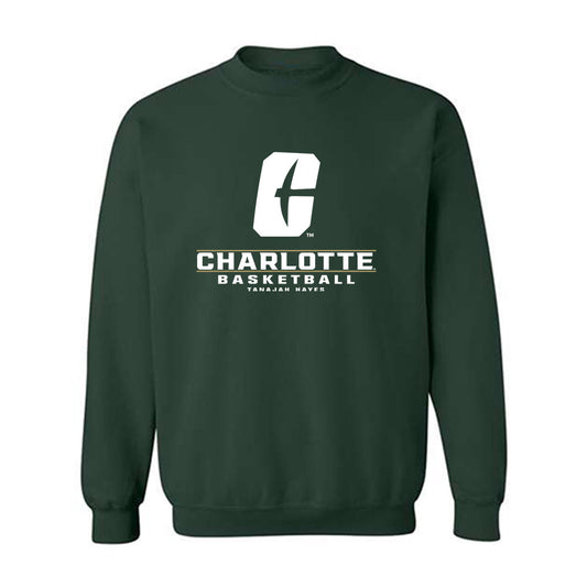 UNC Charlotte - NCAA Women's Basketball : Tanajah Hayes - Classic Fashion Shersey Crewneck Sweatshirt-0
