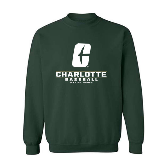 UNC Charlotte - NCAA Baseball : Wesley Jones - Classic Fashion Shersey Crewneck Sweatshirt-0