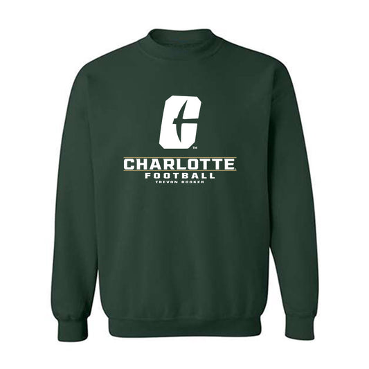 UNC Charlotte - NCAA Football : Trevon Booker - Classic Fashion Shersey Crewneck Sweatshirt