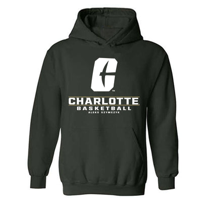 UNC Charlotte - NCAA Men's Basketball : Aleks Szymczyk - Classic Fashion Shersey Hooded Sweatshirt