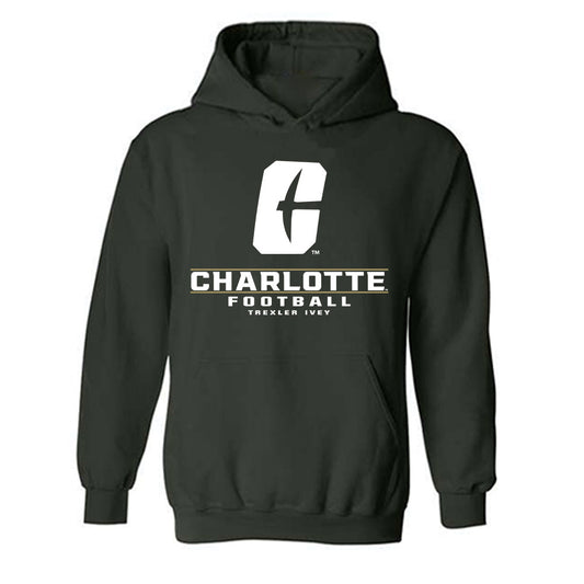 UNC Charlotte - NCAA Football : Trexler Ivey - Hooded Sweatshirt Classic Fashion Shersey