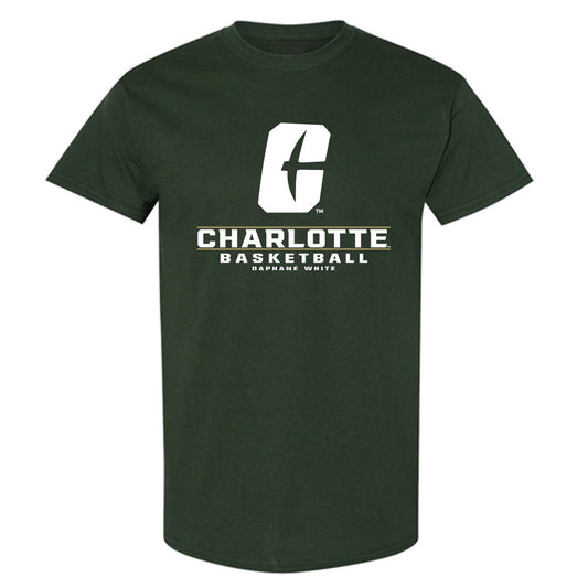 UNC Charlotte - NCAA Women's Basketball : Daphane White - Classic Fashion Shersey T-Shirt-0