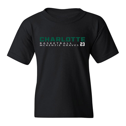 UNC Charlotte - NCAA Women's Basketball : McKenzie Graves - Classic Fashion Shersey Youth T-Shirt-0