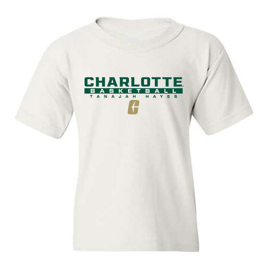 UNC Charlotte - NCAA Women's Basketball : Tanajah Hayes - Classic Fashion Shersey Youth T-Shirt-0