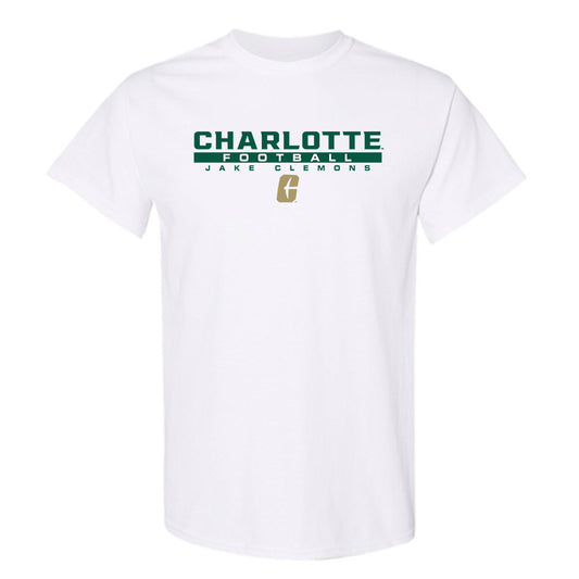 UNC Charlotte - NCAA Football : Jake Clemons - Classic Fashion Shersey T-Shirt