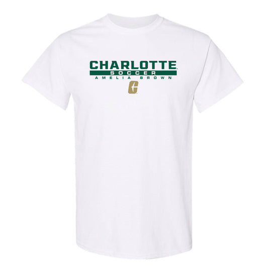 UNC Charlotte - NCAA Women's Soccer : Amelia Brown - Classic Fashion Shersey T-Shirt-0