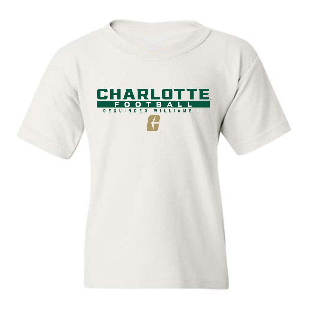 UNC Charlotte - NCAA Football : DeQuinder Williams II - Classic Fashion Shersey T-Shirt