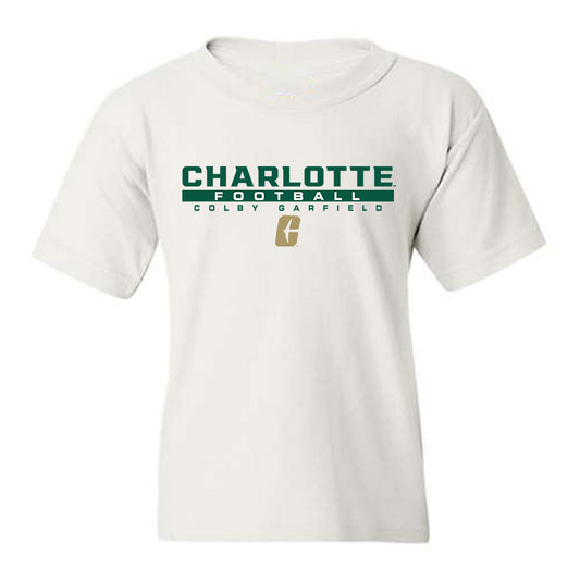 UNC Charlotte - NCAA Football : Colby Garfield - Classic Fashion Shersey Youth T-Shirt-0