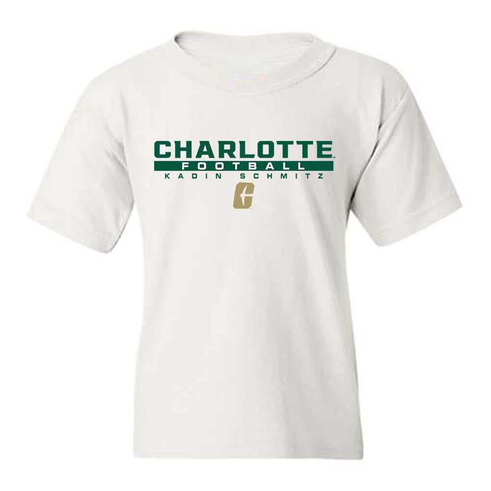 UNC Charlotte - NCAA Football : Kadin Schmitz - Classic Fashion Shersey Youth T-Shirt-0