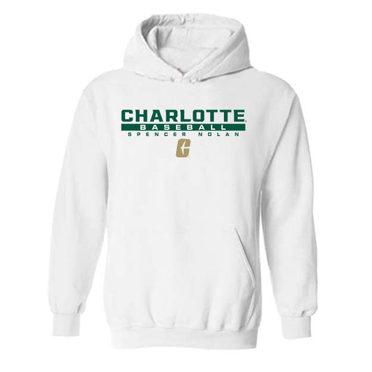 UNC Charlotte - NCAA Baseball : Spencer Nolan - Classic Fashion Shersey Hooded Sweatshirt