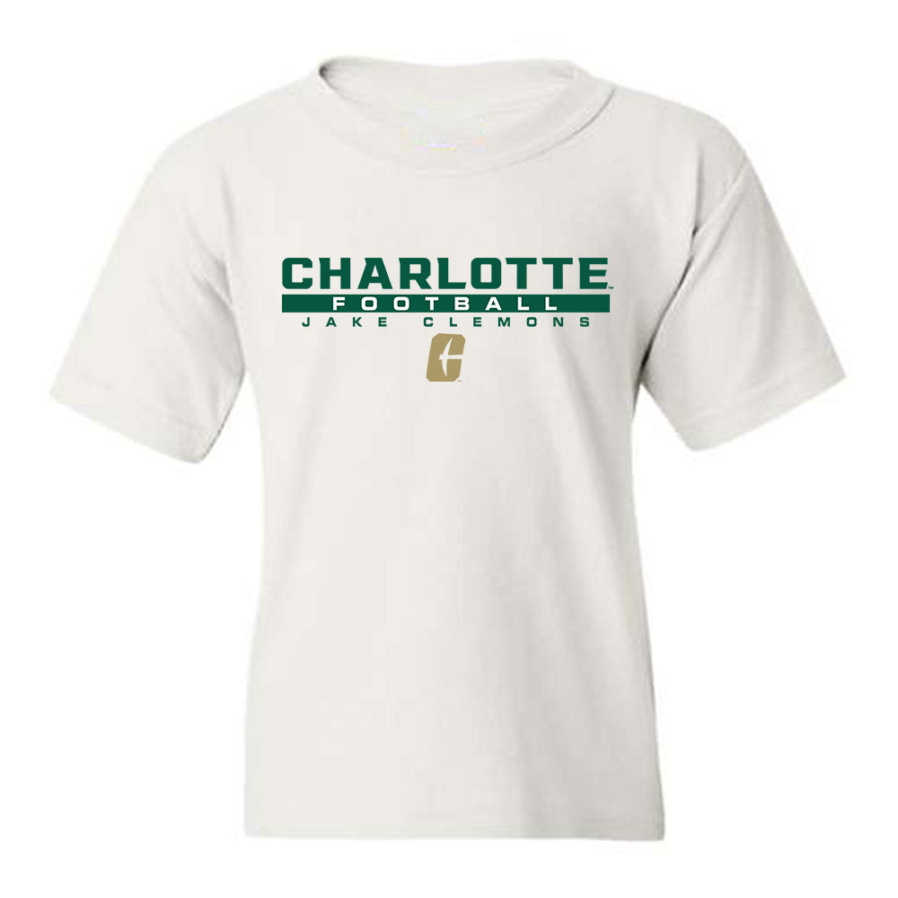 UNC Charlotte - NCAA Football : Jake Clemons - Classic Fashion Shersey T-Shirt