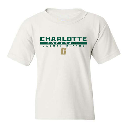 UNC Charlotte - NCAA Football : Lacota Dippre - Classic Fashion Shersey Youth T-Shirt