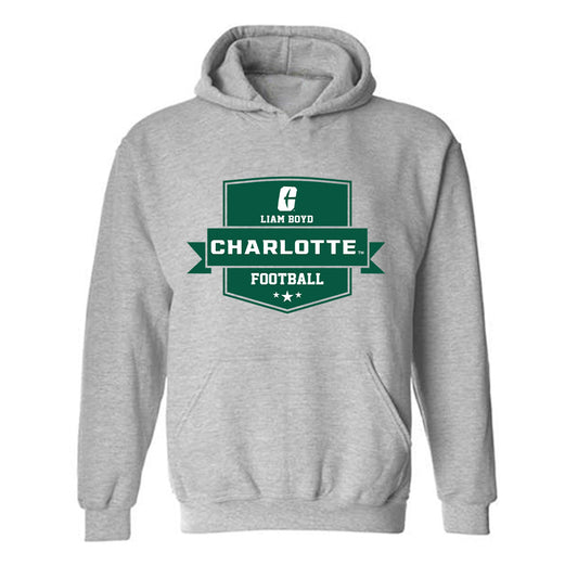 UNC Charlotte - NCAA Football : Liam Boyd - Classic Fashion Shersey Hooded Sweatshirt-0