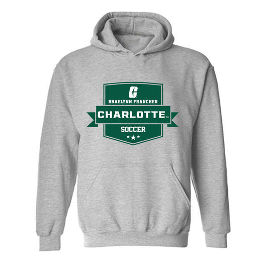 UNC Charlotte - NCAA Women's Soccer : Braelynn Francher - Classic Fashion Shersey Hooded Sweatshirt