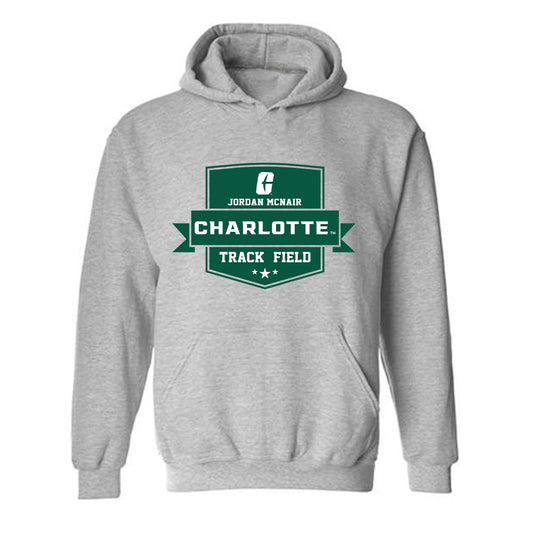 UNC Charlotte - NCAA Men's Track & Field : Jordan McNair - Classic Fashion Shersey Hooded Sweatshirt