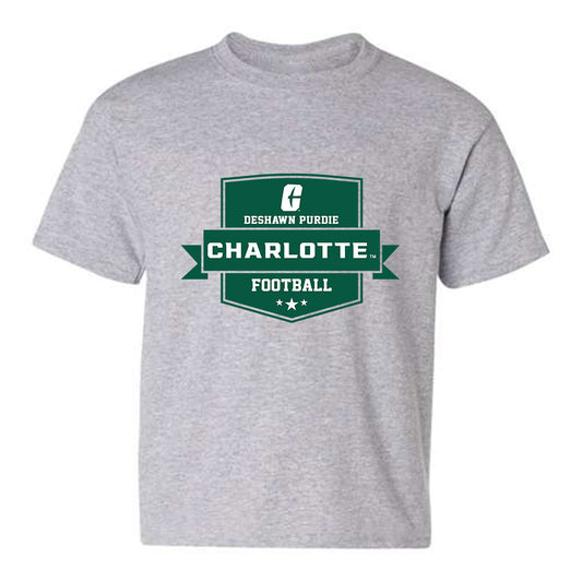 UNC Charlotte - NCAA Football : Deshawn Purdie - Youth T-Shirt Classic Fashion Shersey