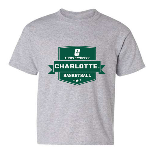 UNC Charlotte - NCAA Men's Basketball : Aleks Szymczyk - Classic Fashion Shersey Youth T-Shirt