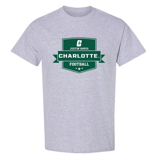 UNC Charlotte - NCAA Football : Justin Hayes - Classic Fashion Shersey T-Shirt-0