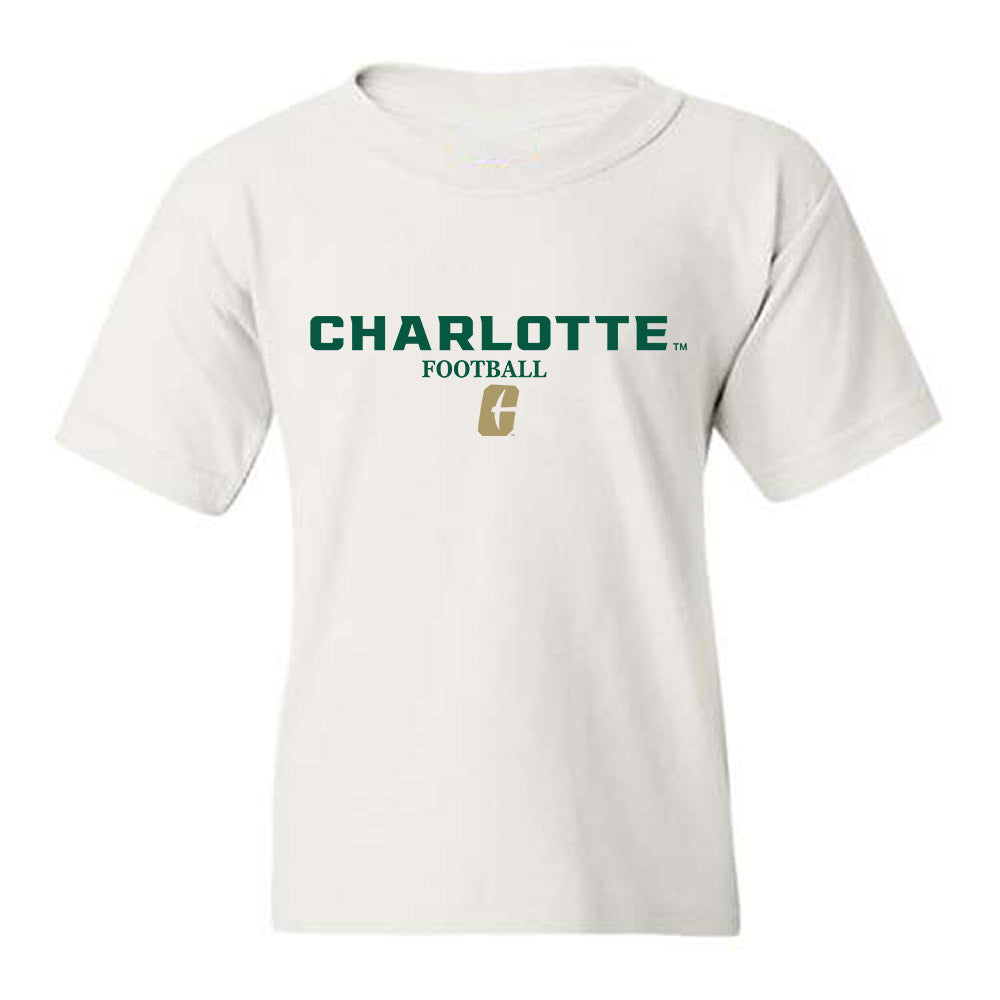 UNC Charlotte - NCAA Football : Kadin Schmitz - Classic Shersey Youth T-Shirt-0