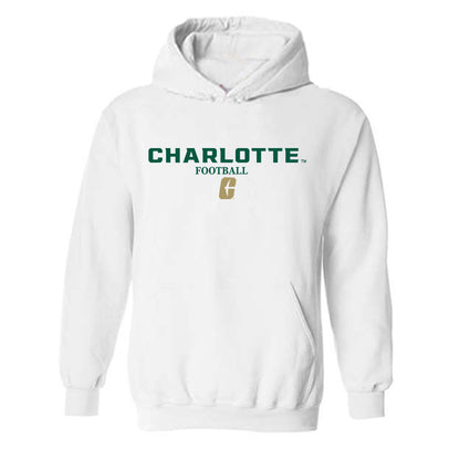 UNC Charlotte - NCAA Football : Evan Austin - Hooded Sweatshirt Classic Shersey