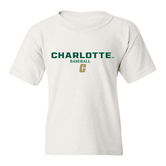 UNC Charlotte - NCAA Baseball : Chase Carson - Classic Shersey Youth T-Shirt